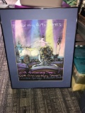 Framed chalk 50th anniversary fine art picture