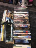 assorted DVDs