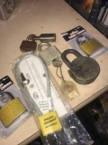 Assorted locks new and old