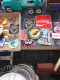 assorted vintage patches