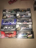 10- assorted Nascar 1/64 scale stock cars