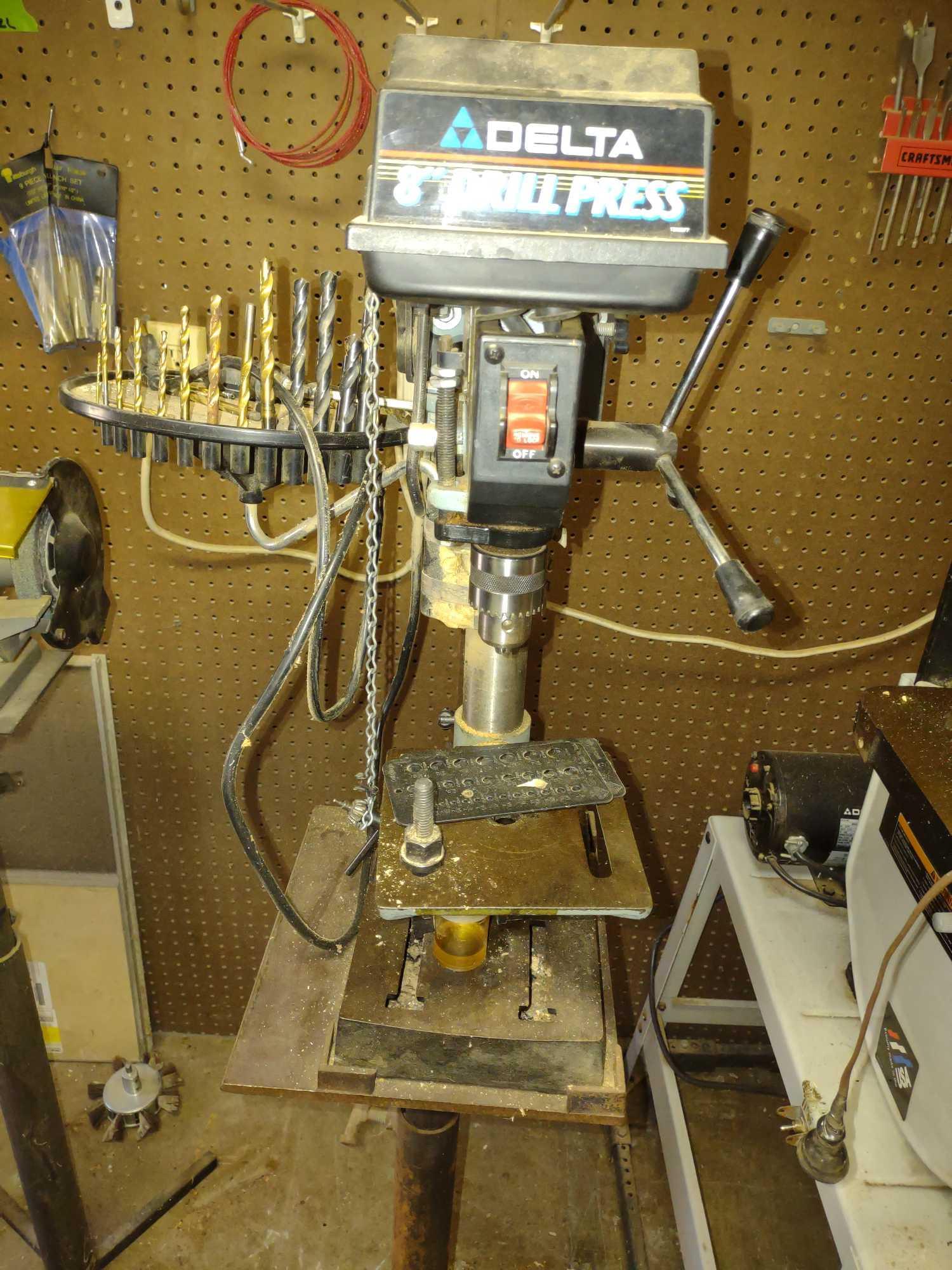 Delta 8 inch drill press Proxibid