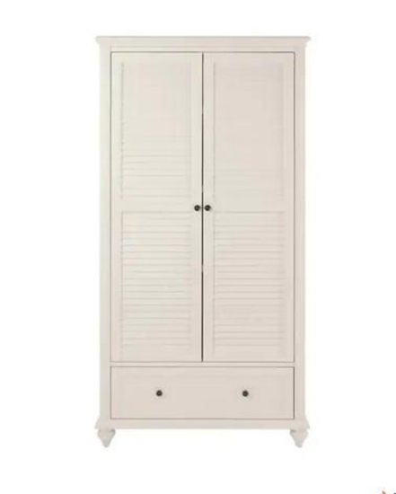 Hamilton two-door bookcase off white box 1 and 2