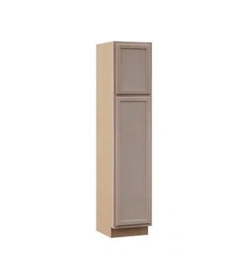 Assembled pantry cabinet ready to install