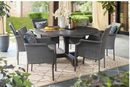 Grayson dining table brown. TABLE ONLY