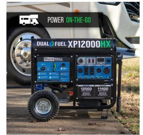 Duramax dual fuel generator