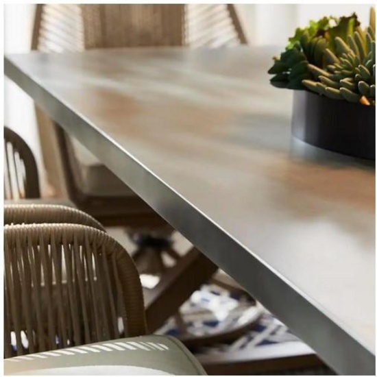 Haymont Steel Rectangular Dining table