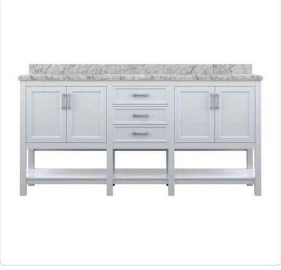 Everett 72 inch vanity combo