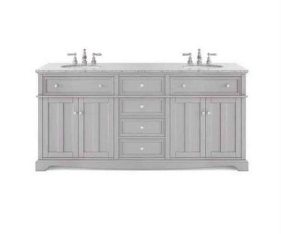 Fremont 72 inch vanity and gray