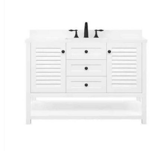 Play 48 inch vanity white