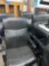 six black computer chairs. see pictures