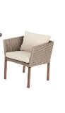 Oakshire Wicker 2 pk dining chairs tan