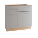 36 in sink base cabinet gray bring help to load