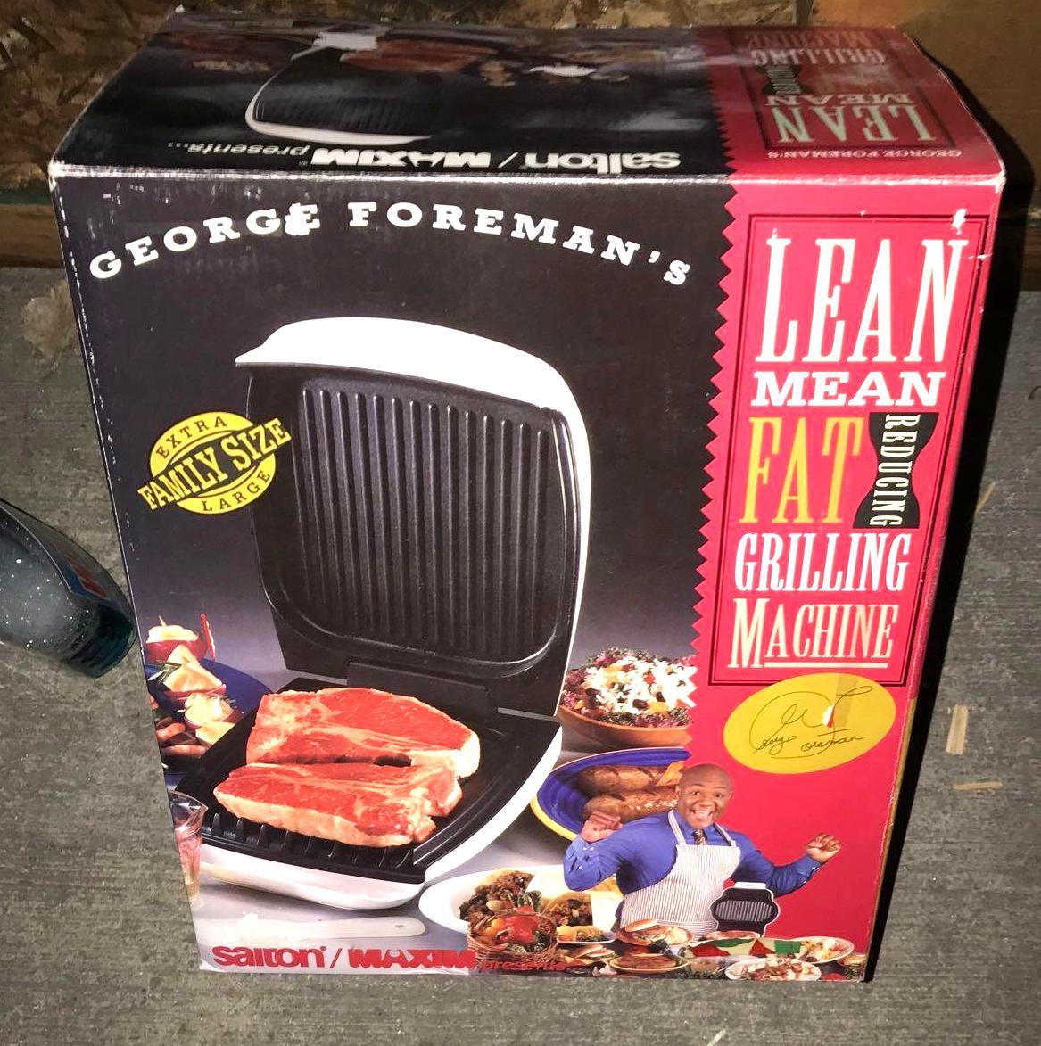 foreman's lean mean grilling machine Proxibid