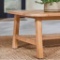 Orleans sectional coffee table light teak bring help to load