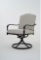 6pk Stanworth Brown outdoor Dining Chair with Putty tan Cushions