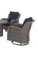 Hampton Bay Magnolia point firepit set 2pk Chairs, bring help to load