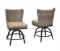 Hazelhurst Fire Pit High Dining Chairs.