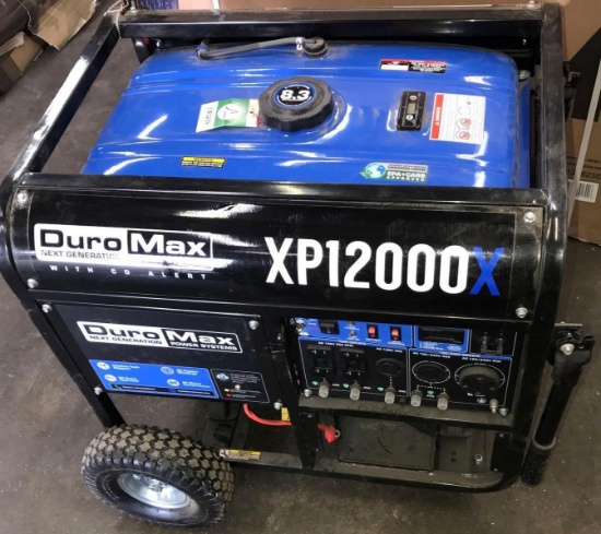 Duro Max XP12000X generator bring help to load