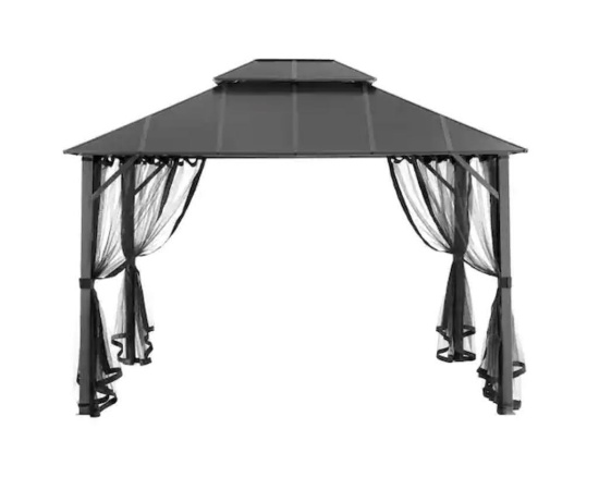 Parksbury 10 ft x 12 in hard top gazebo bring help to load