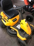 Cub Cadet CC 30H riding lawn mower bring help to load