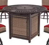 Hazelhurst Fire Pit High Dining Table