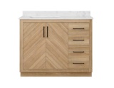 Huckleberry 42 in Weathered Tan Bathroom Vanity