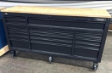 6ft Husky tool chest on wheels Black