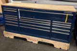 6ft Husky tool chest on wheels Blue