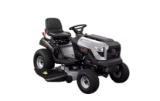 Murray MT 100 gas powered riding lawnmower bring help to load