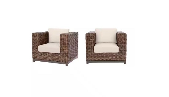 fernlake steel wicker club - bare 2-pack