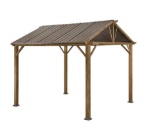 Hampton Bay hard top Gazebo bring help to load