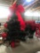 Lighted Christmas tree & 2- pointsettas