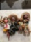 2-Vintage Mexican Marionette figures & 2- dolls