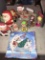 Solar Christmas figures/plate