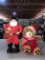 2- battery operated toy rocking santa