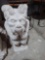 18 inch tall concrete yard ornament