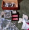 jewelry box and costume jewelry