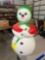 30 inch Vintage Babushka Snowlady Christmas Blow Mold