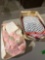 Vintage Material  and Knitting Squares