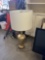 41 inch tall gold color lamp