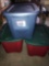 3- plastic storage containers 18 gallons