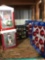 4- boxes of Christmas ornaments