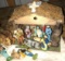 Vintage nativity scene made in Italy