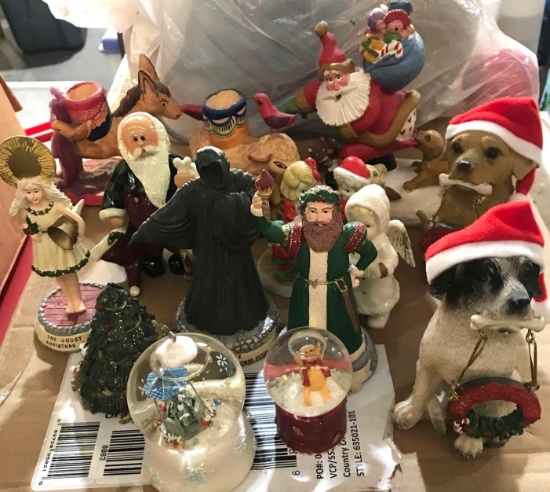 15- Christmas figurines