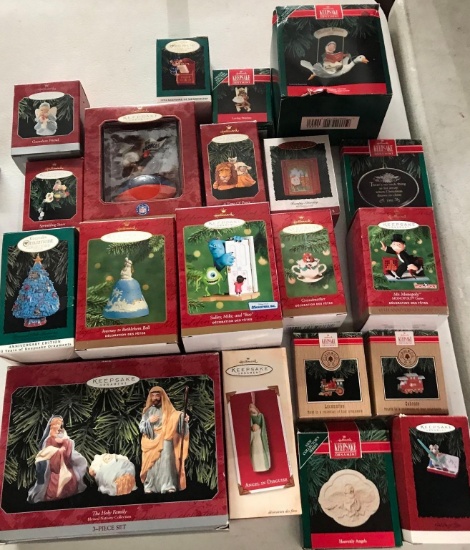 20- Hallmark keepsake Christmas ornaments