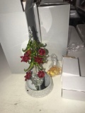 5- lighted Christmas trees
