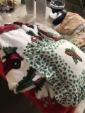 Christmas blankets/pillows/table clothes