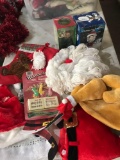 Christmas hats/stockings/Santa face
