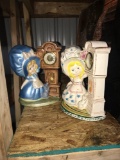 2- little girl clocks